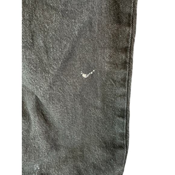 Levi's Black Classic Basic Button Fly Premium Wedgie Straight Leg Jeans Size 32 - Picture 6 of 13